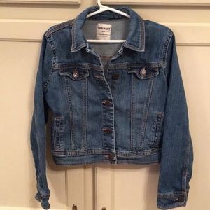 Old Navy Girls Jean Jacket Size Medium